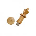 Wooden Usb Drives - Engraving brand logo special chess shape wooden usb LWU919